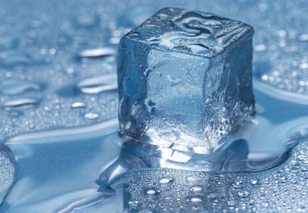 ice therapy on face for pimples